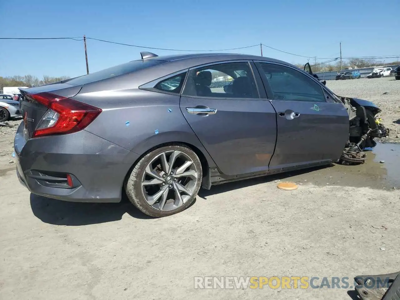 3 Photograph of a damaged car 19XFC1F90KE200772 HONDA CIVIC 2019