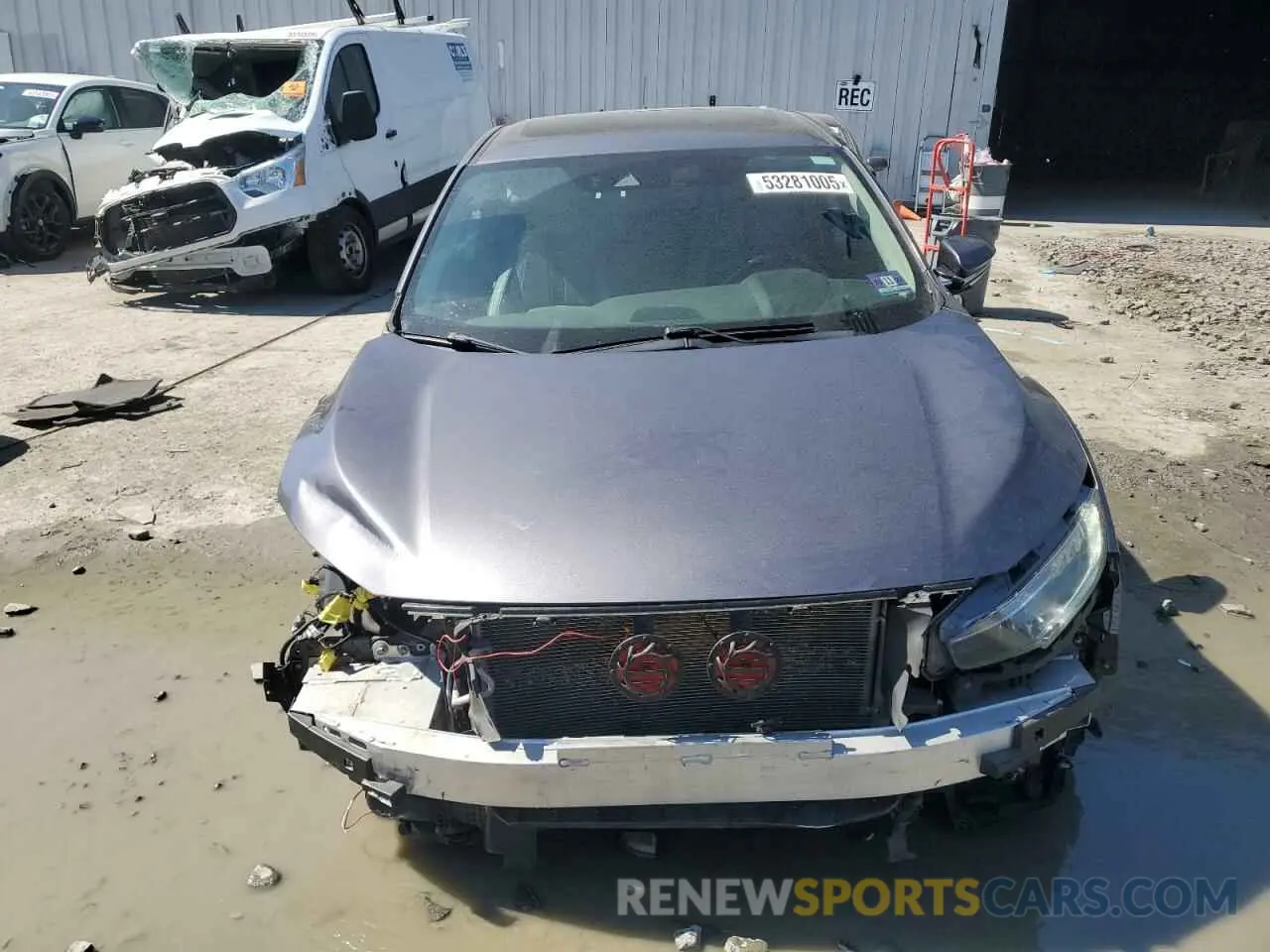 5 Photograph of a damaged car 19XFC1F90KE200772 HONDA CIVIC 2019