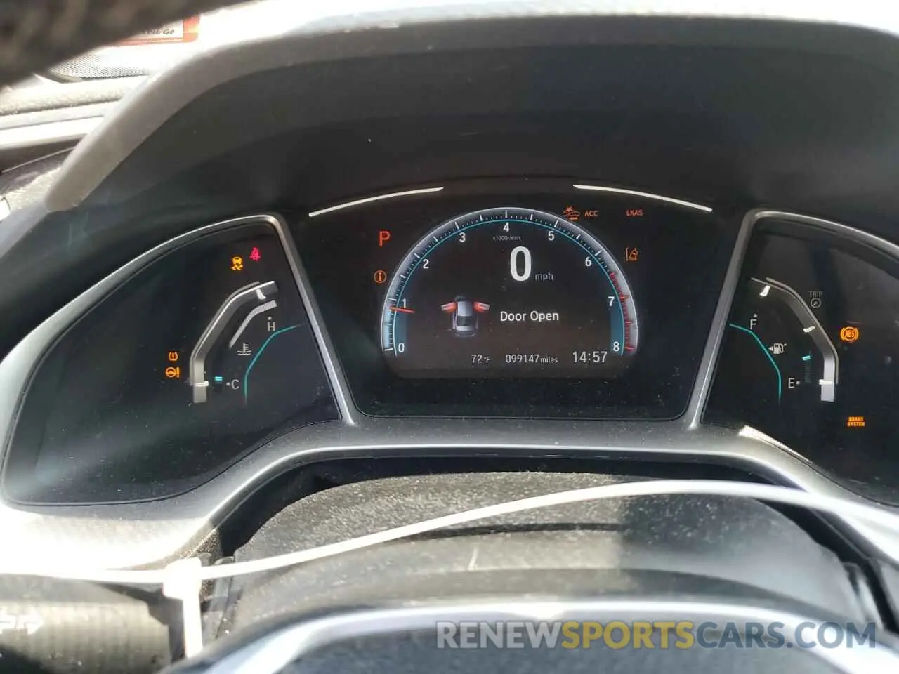 9 Photograph of a damaged car 19XFC1F90KE200772 HONDA CIVIC 2019