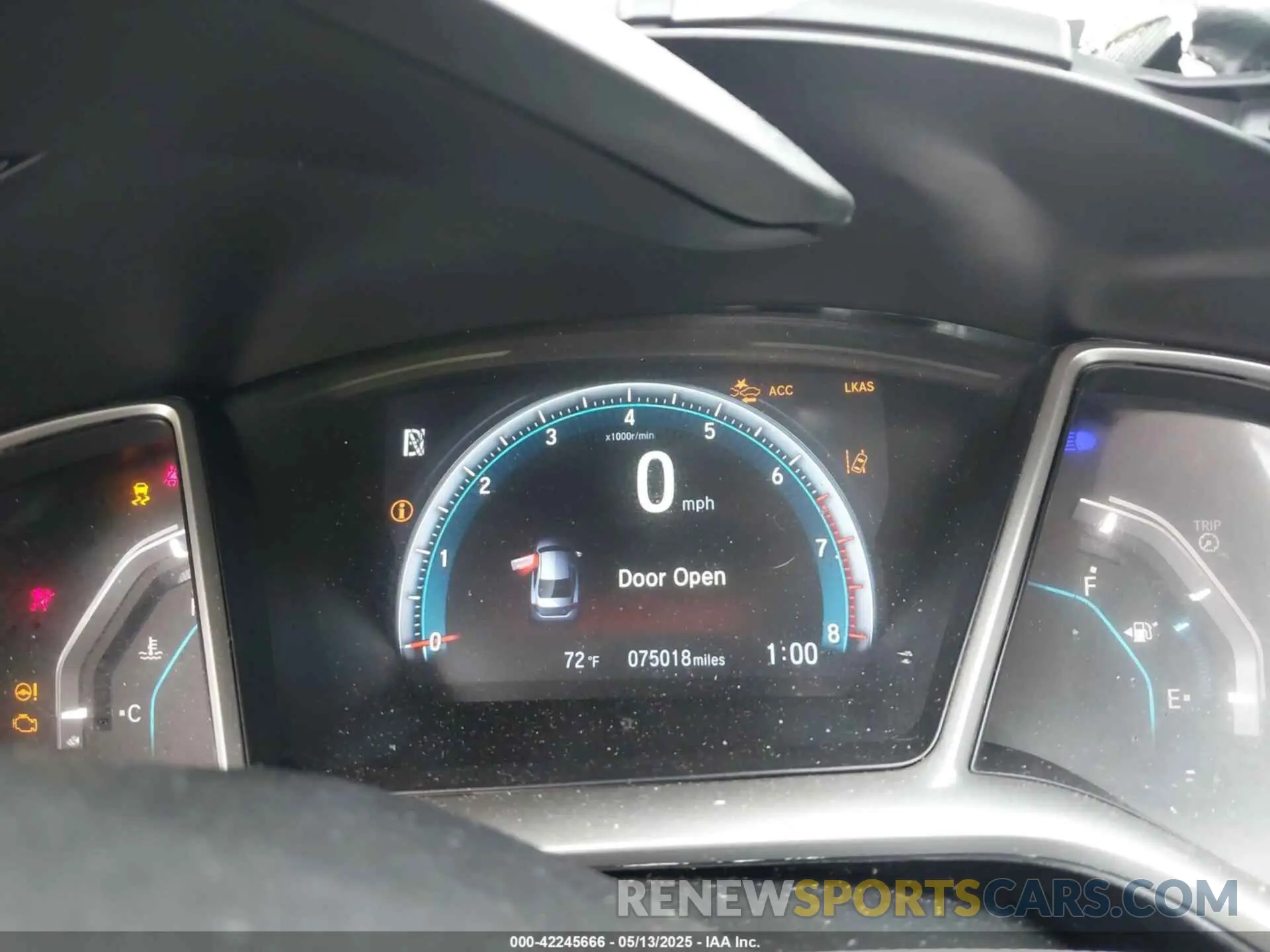 7 Photograph of a damaged car 19XFC1F91KE202367 HONDA CIVIC 2019