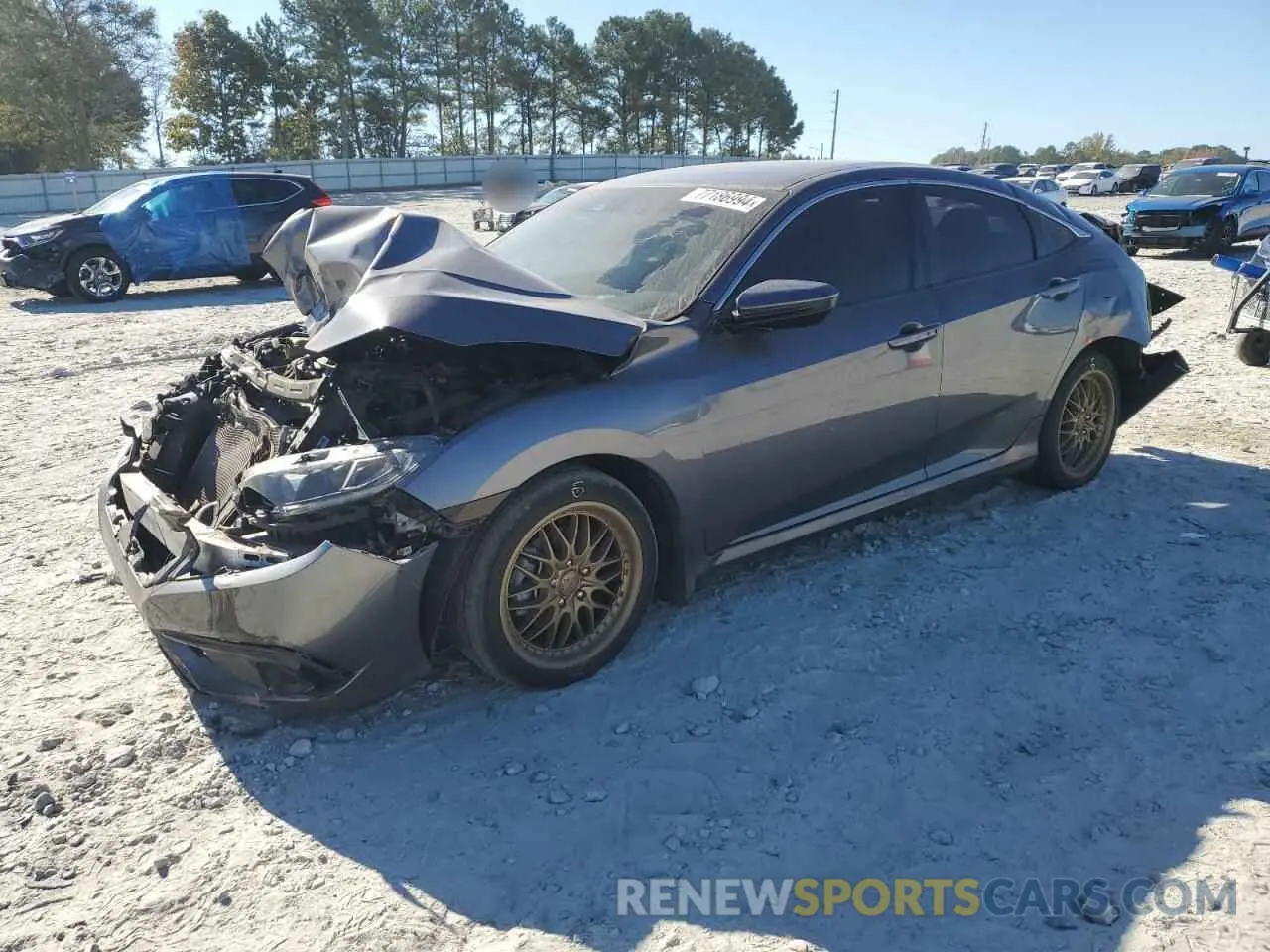 1 Photograph of a damaged car 19XFC2E81KE050024 HONDA CIVIC 2019