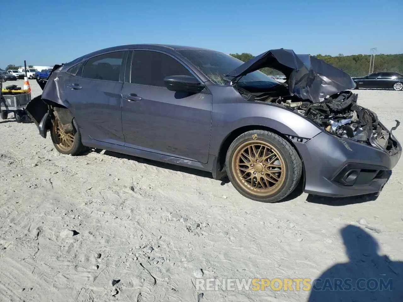 4 Photograph of a damaged car 19XFC2E81KE050024 HONDA CIVIC 2019