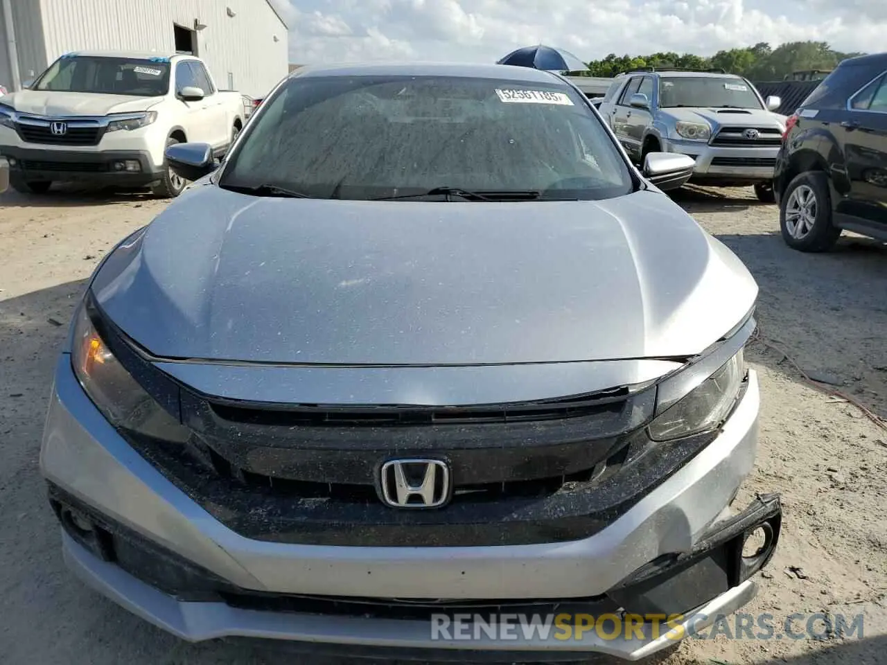 5 Photograph of a damaged car 19XFC2E82KE010695 HONDA CIVIC 2019