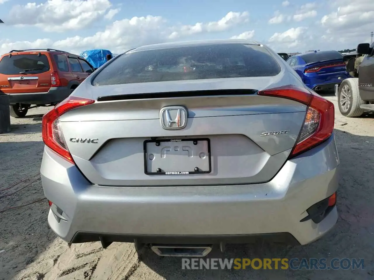6 Photograph of a damaged car 19XFC2E82KE010695 HONDA CIVIC 2019