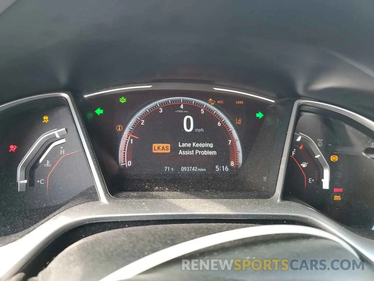 9 Photograph of a damaged car 19XFC2E82KE010695 HONDA CIVIC 2019