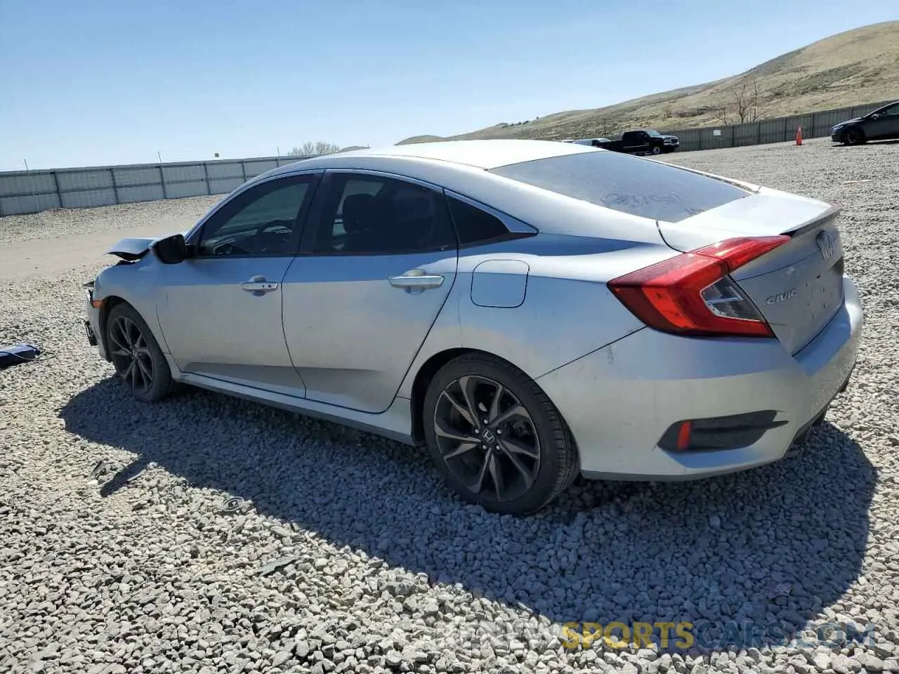 2 Photograph of a damaged car 19XFC2E83KE007210 HONDA CIVIC 2019