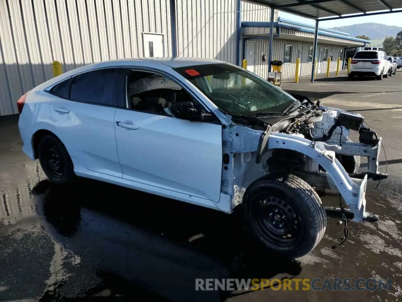 4 Photograph of a damaged car 19XFC2E83KE028736 HONDA CIVIC 2019