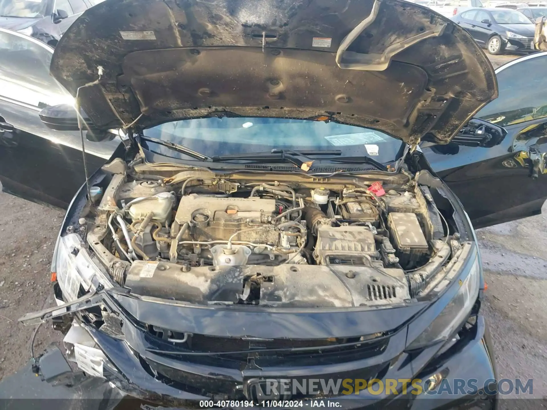 10 Photograph of a damaged car 19XFC2E87KE044373 HONDA CIVIC 2019