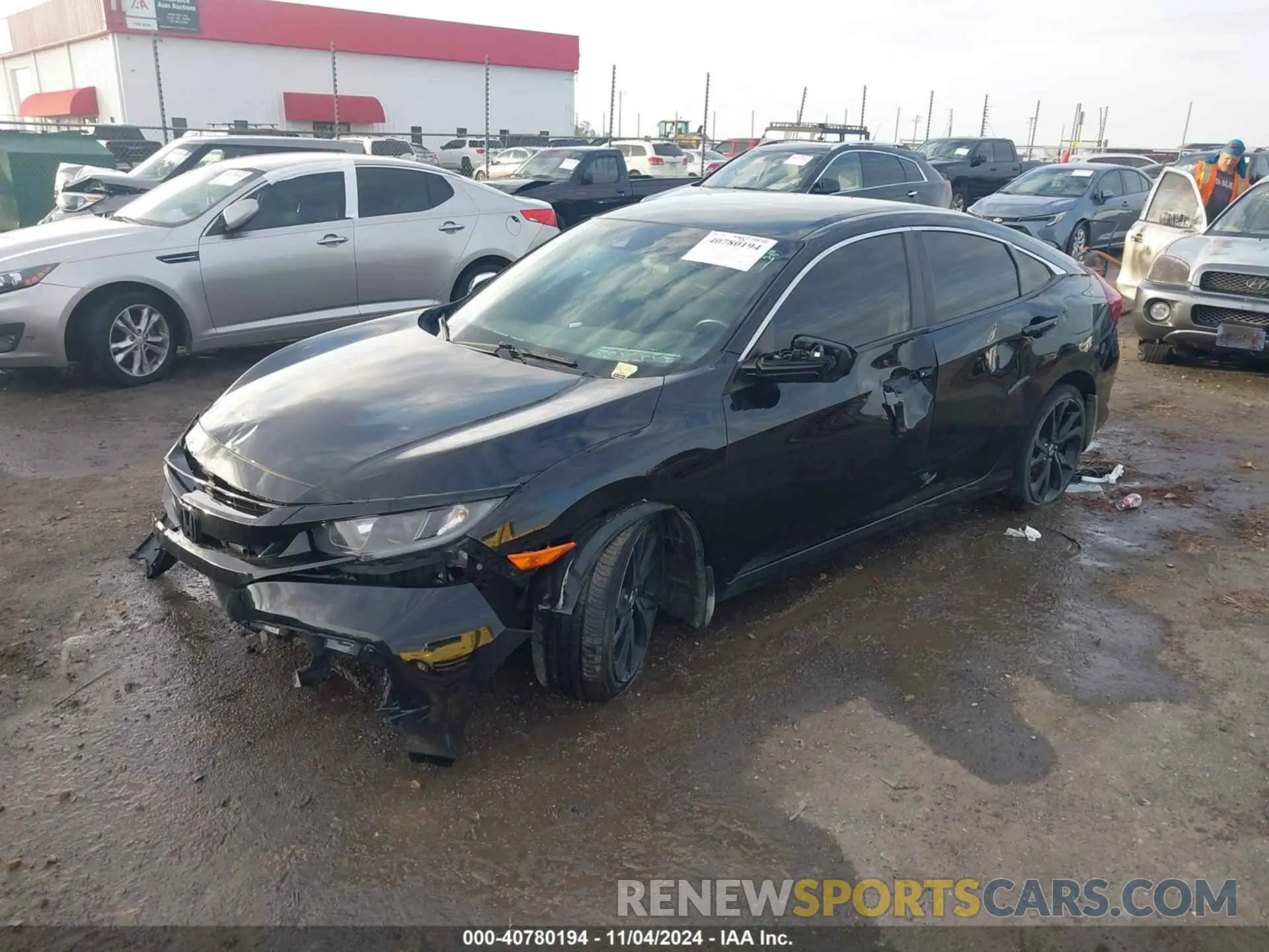 2 Photograph of a damaged car 19XFC2E87KE044373 HONDA CIVIC 2019
