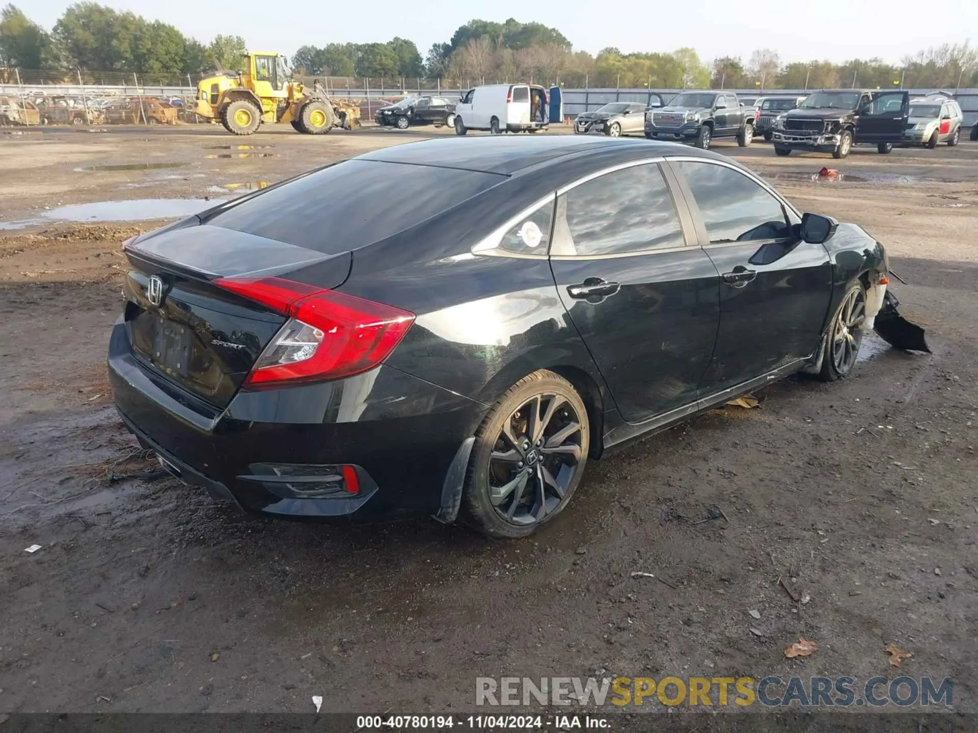 4 Photograph of a damaged car 19XFC2E87KE044373 HONDA CIVIC 2019