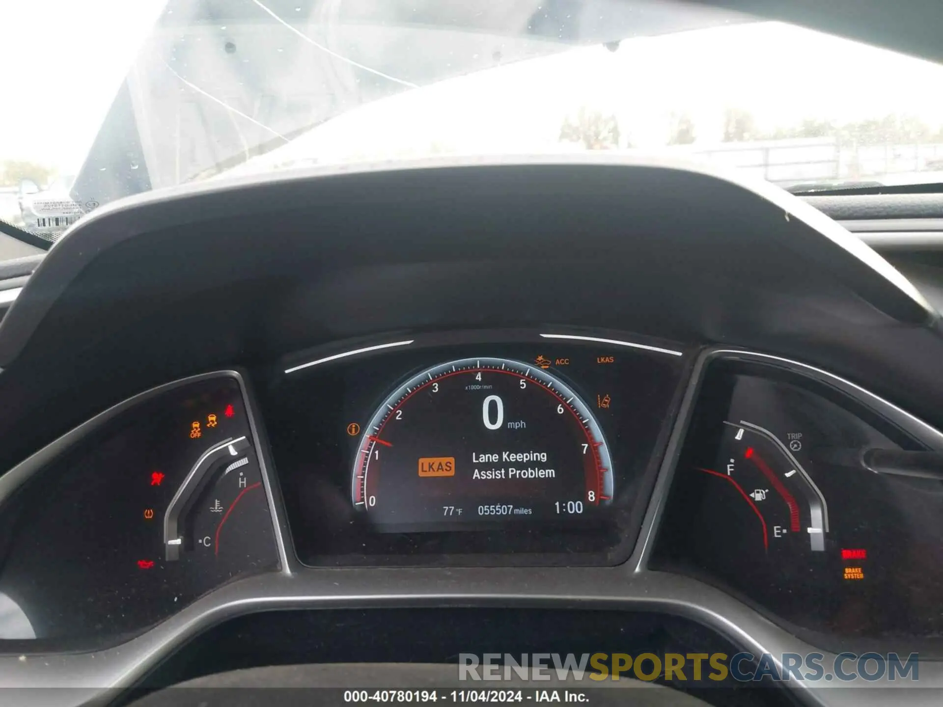 7 Photograph of a damaged car 19XFC2E87KE044373 HONDA CIVIC 2019