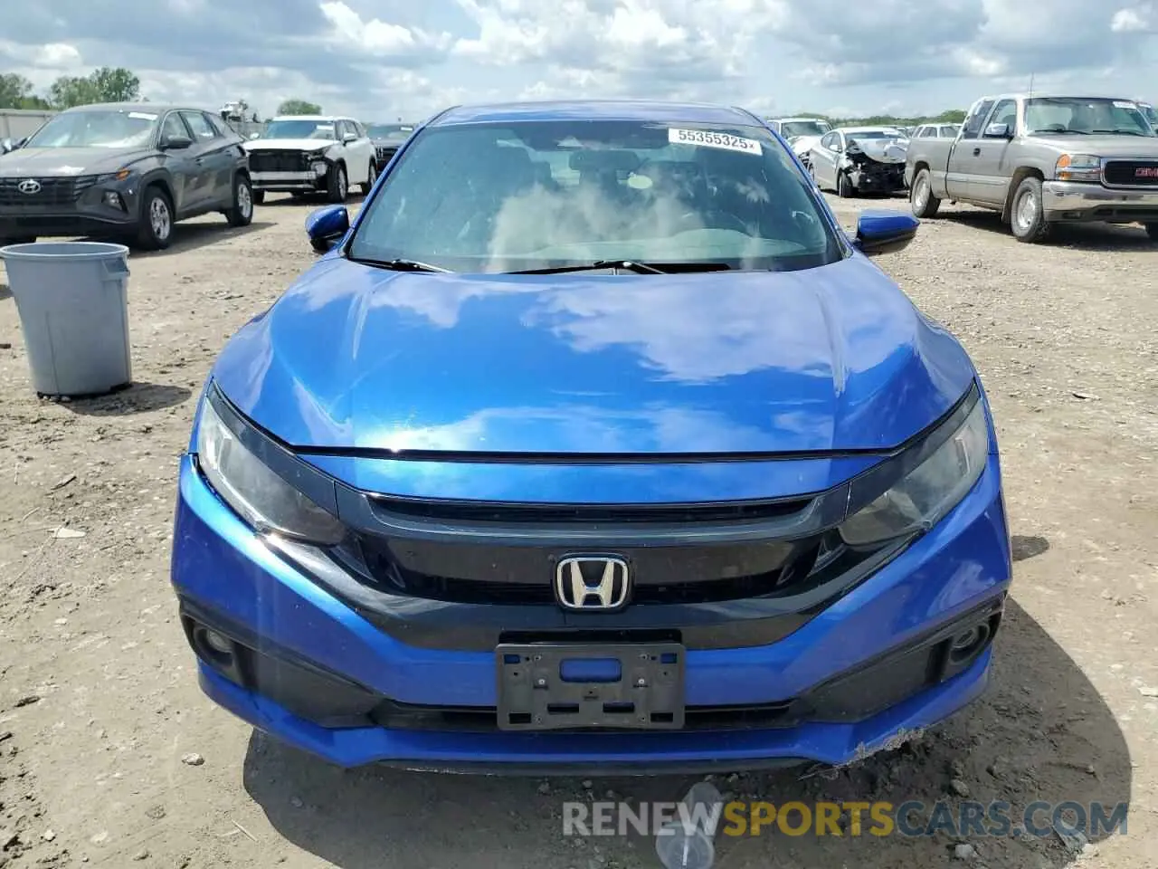 5 Photograph of a damaged car 19XFC2E8XKE014722 HONDA CIVIC 2019