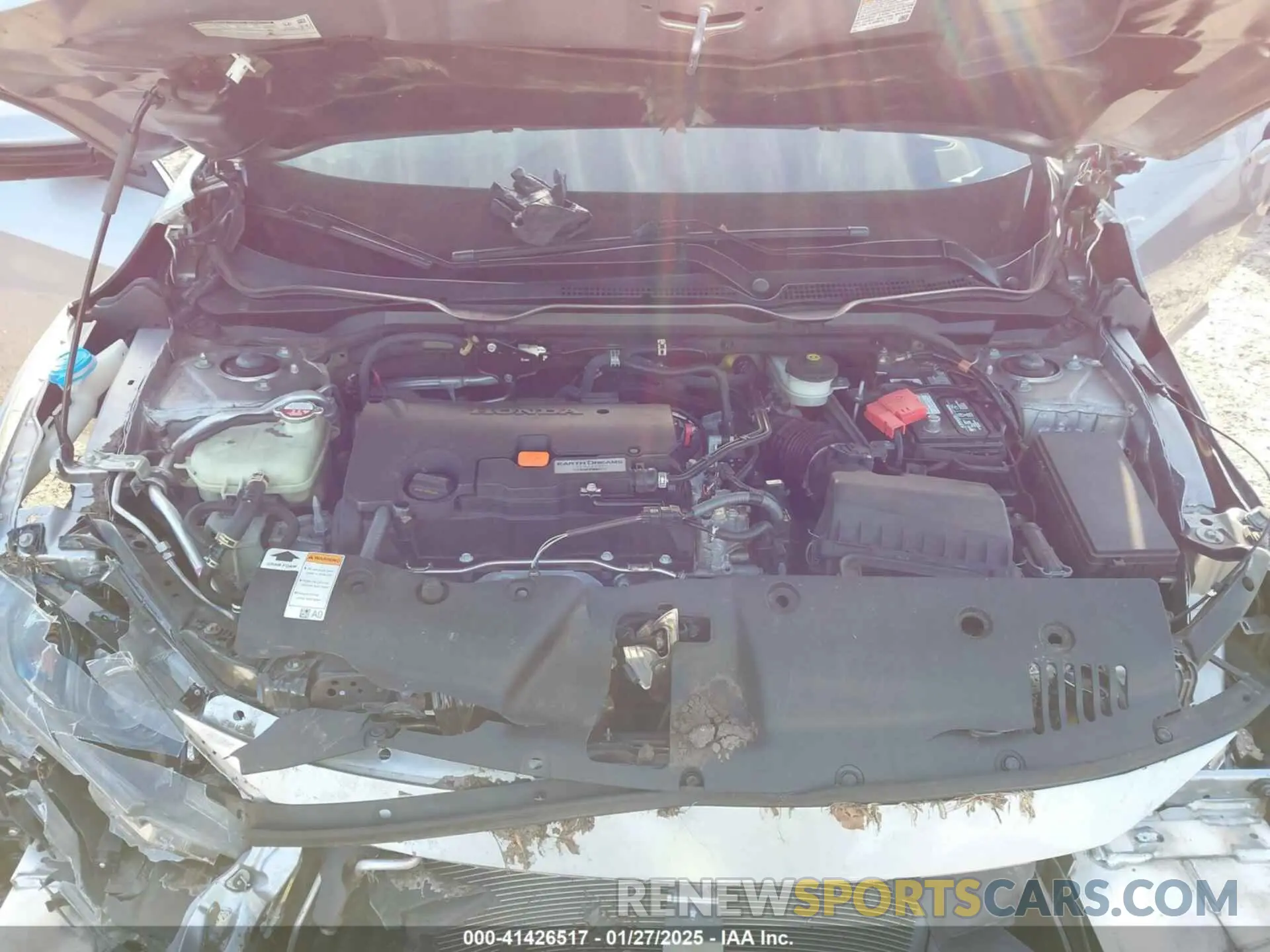 10 Photograph of a damaged car 19XFC2E8XKE015384 HONDA CIVIC 2019