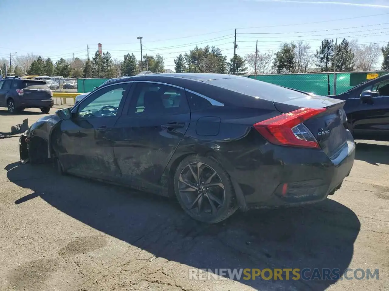 2 Photograph of a damaged car 19XFC2E8XKE020214 HONDA CIVIC 2019
