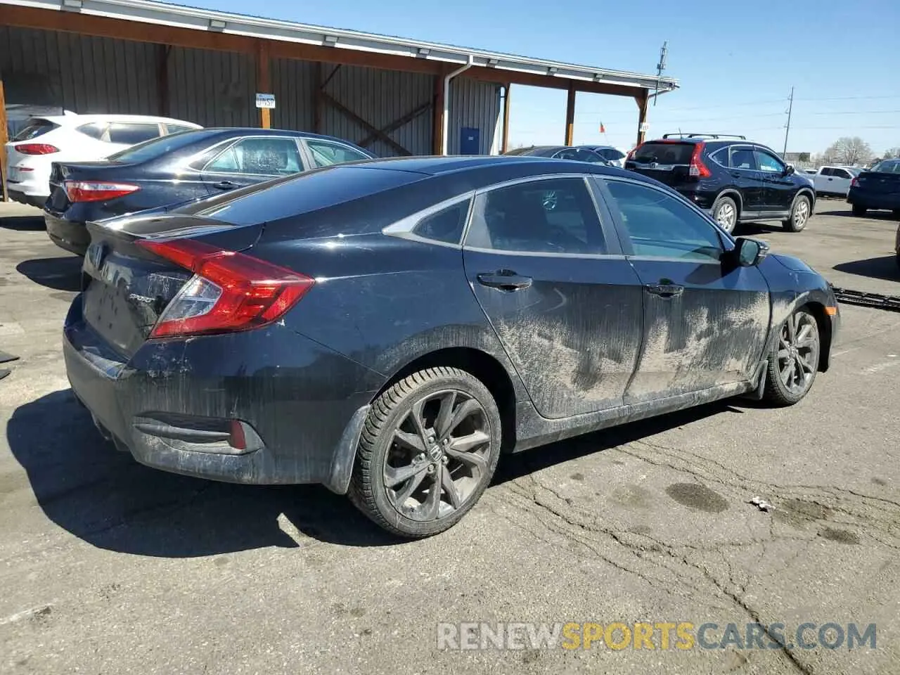 3 Photograph of a damaged car 19XFC2E8XKE020214 HONDA CIVIC 2019