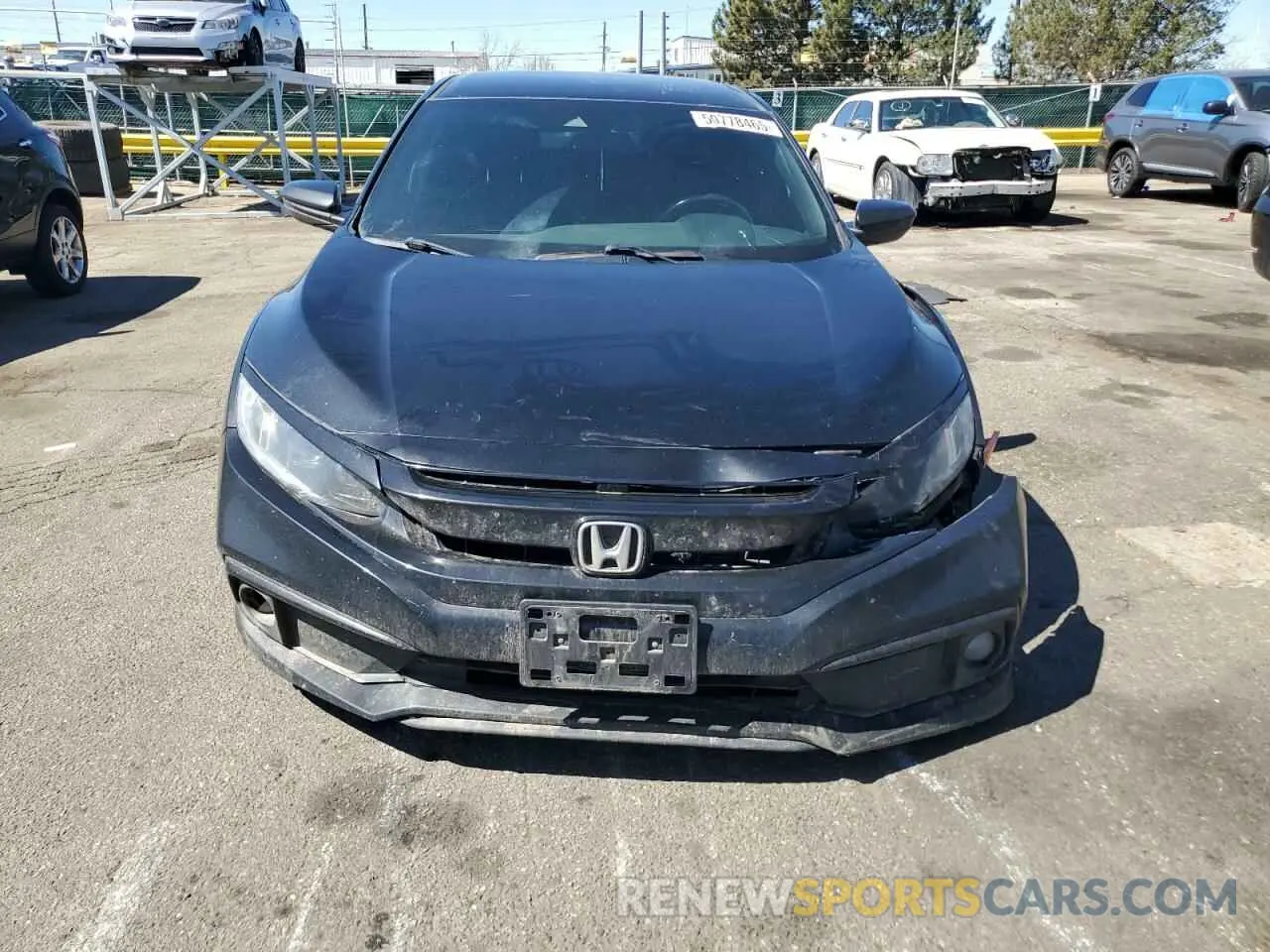 5 Photograph of a damaged car 19XFC2E8XKE020214 HONDA CIVIC 2019