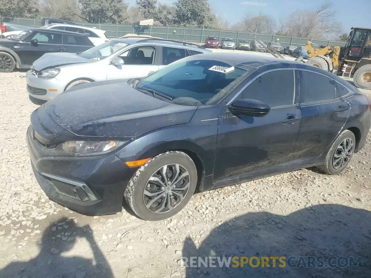 1 Photograph of a damaged car 19XFC2F60KE003516 HONDA CIVIC 2019
