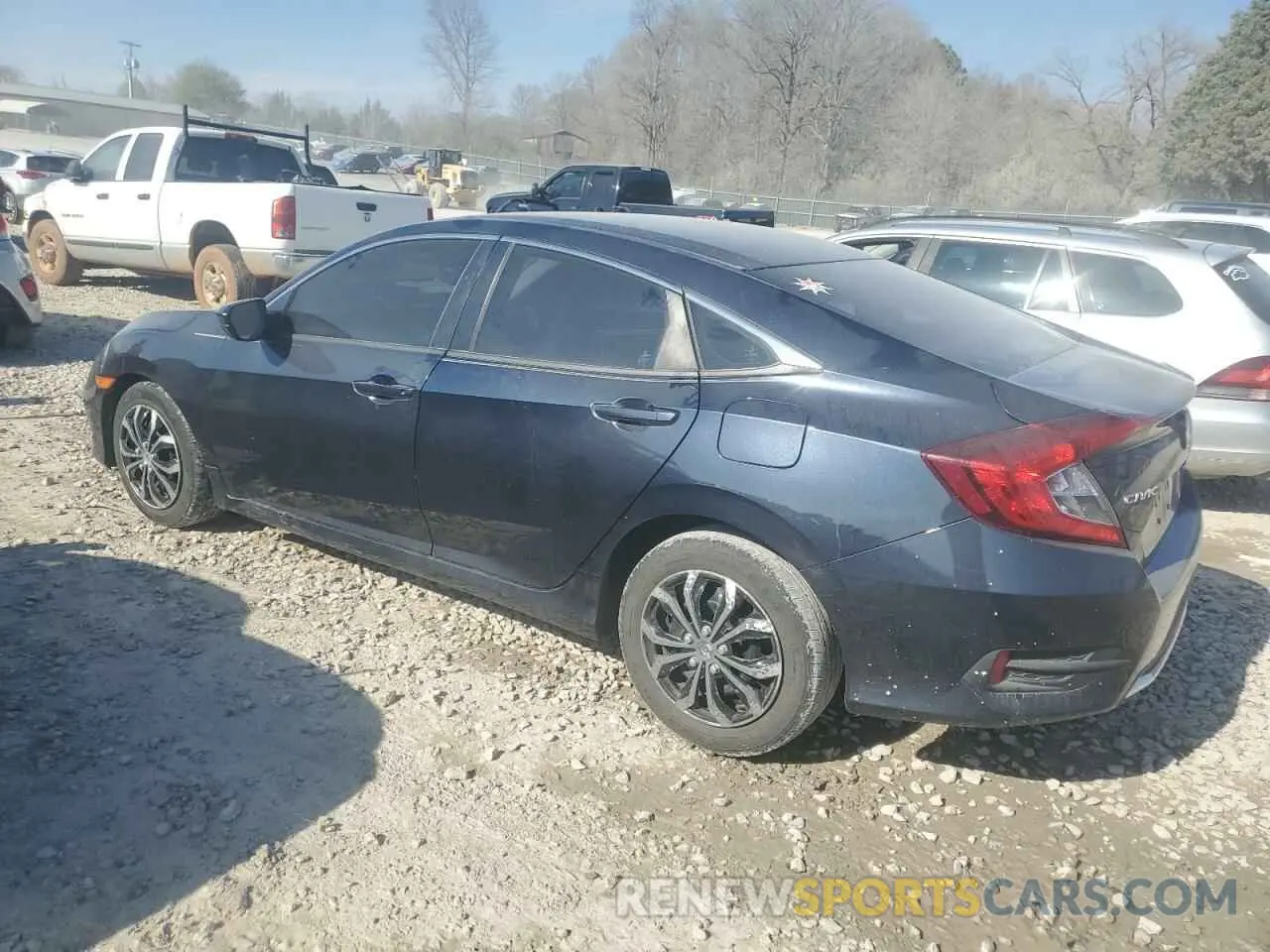 2 Photograph of a damaged car 19XFC2F60KE003516 HONDA CIVIC 2019