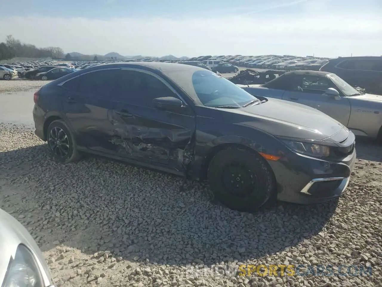 4 Photograph of a damaged car 19XFC2F60KE003516 HONDA CIVIC 2019