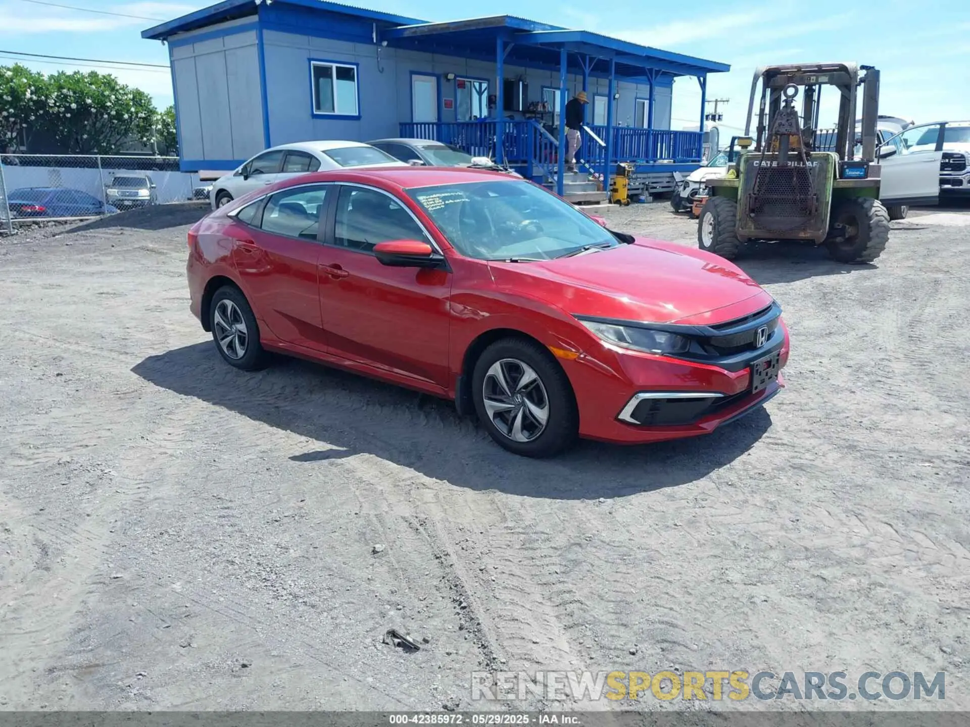1 Photograph of a damaged car 19XFC2F60KE003757 HONDA CIVIC 2019