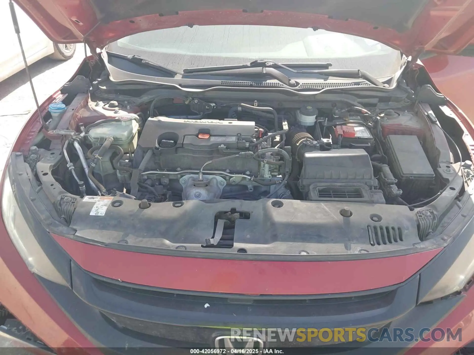 10 Photograph of a damaged car 19XFC2F60KE004665 HONDA CIVIC 2019