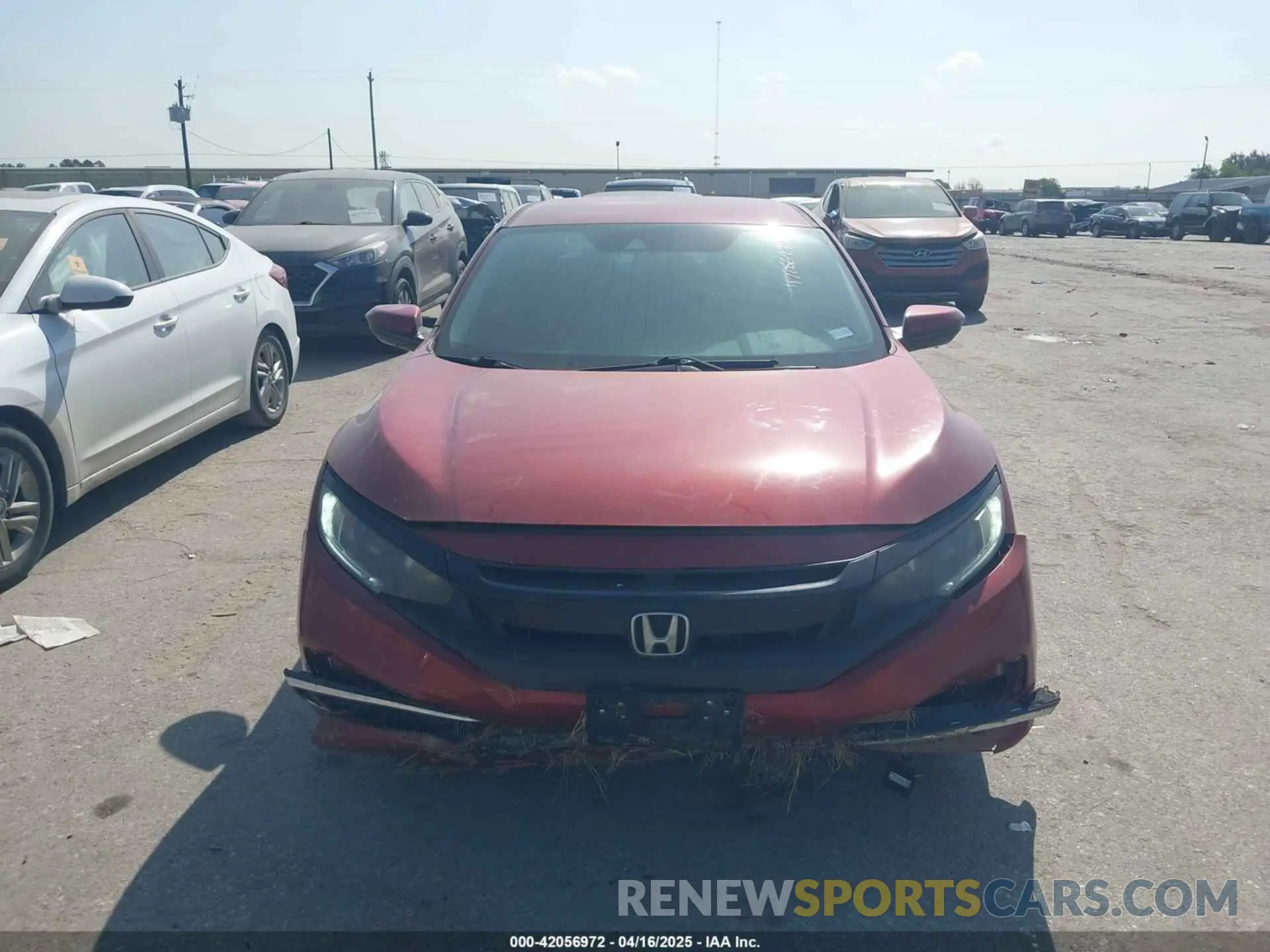 12 Photograph of a damaged car 19XFC2F60KE004665 HONDA CIVIC 2019
