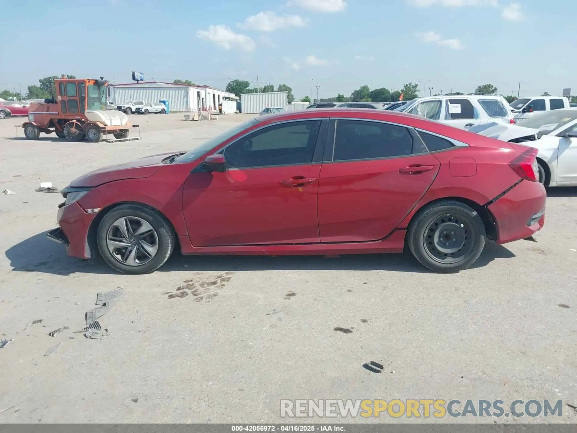 14 Photograph of a damaged car 19XFC2F60KE004665 HONDA CIVIC 2019