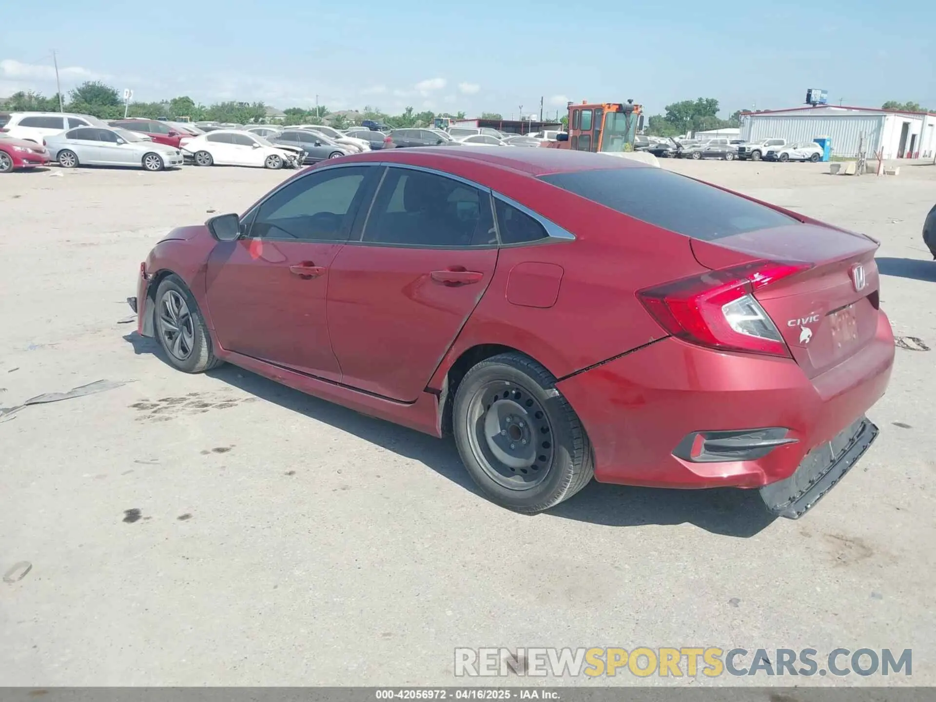 3 Photograph of a damaged car 19XFC2F60KE004665 HONDA CIVIC 2019