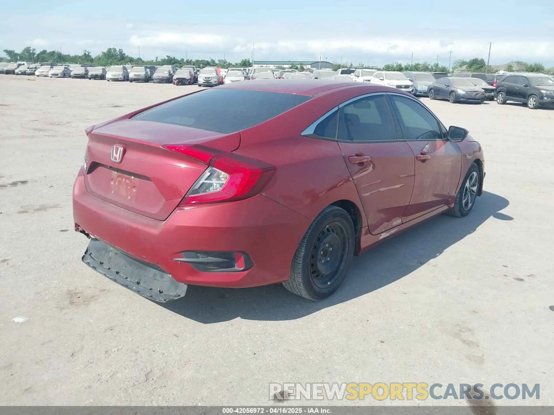 4 Photograph of a damaged car 19XFC2F60KE004665 HONDA CIVIC 2019