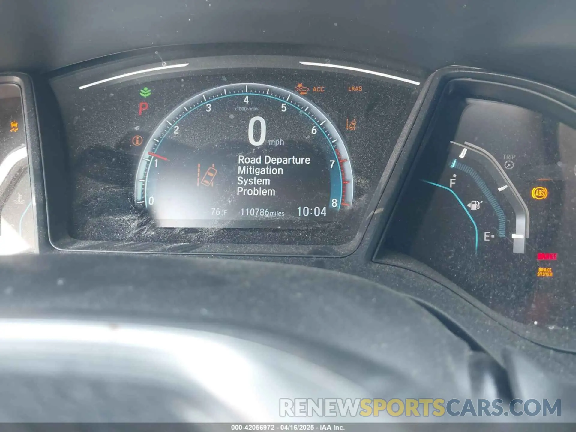 7 Photograph of a damaged car 19XFC2F60KE004665 HONDA CIVIC 2019