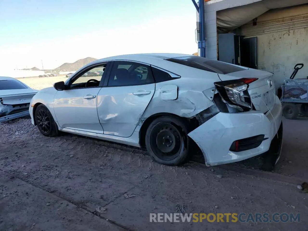 2 Photograph of a damaged car 19XFC2F60KE009543 HONDA CIVIC 2019