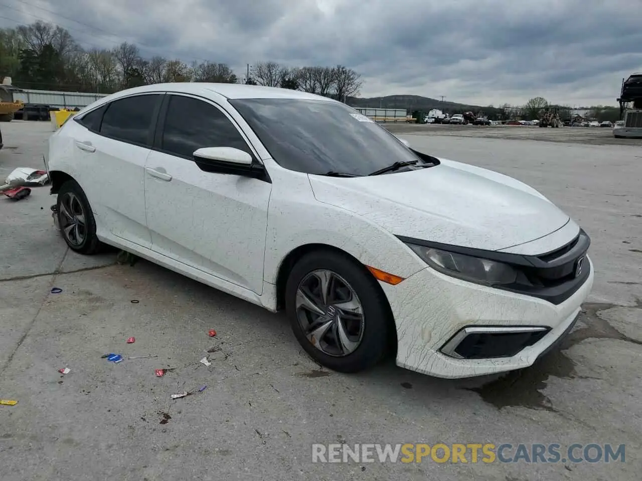 4 Photograph of a damaged car 19XFC2F60KE012507 HONDA CIVIC 2019
