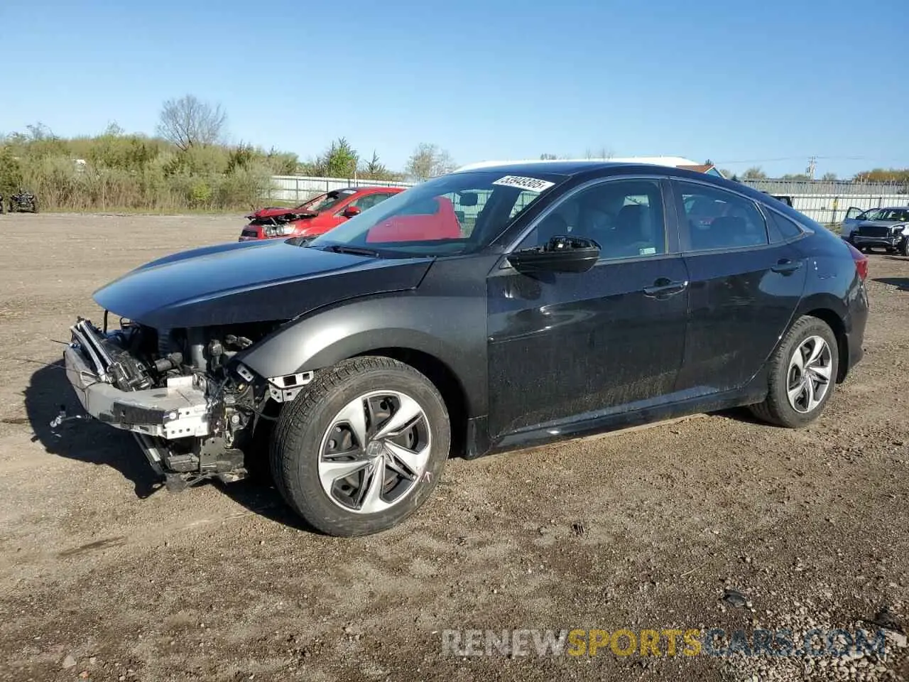 1 Photograph of a damaged car 19XFC2F60KE025306 HONDA CIVIC 2019