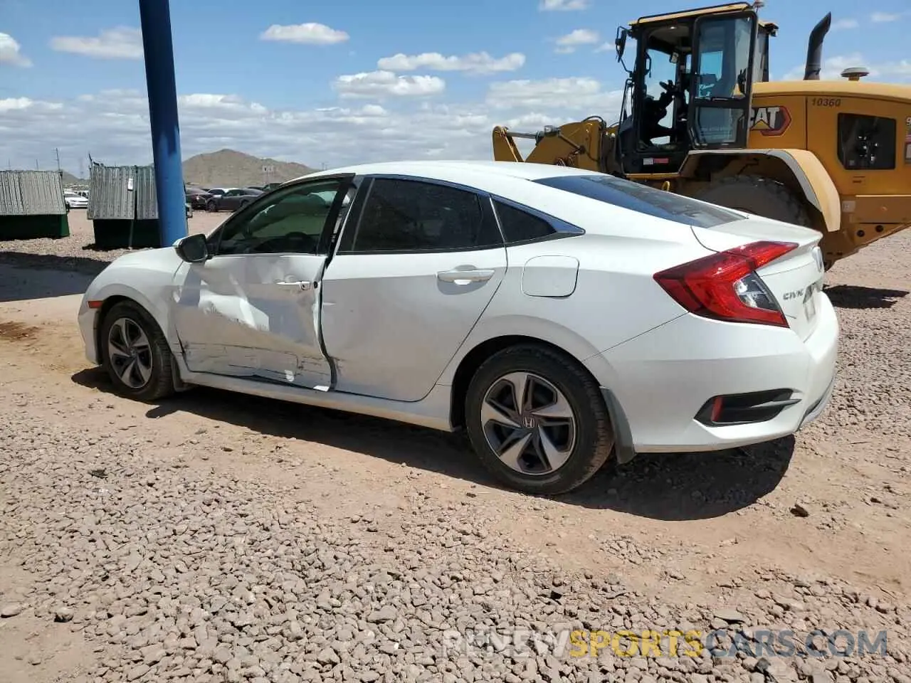 2 Photograph of a damaged car 19XFC2F60KE027623 HONDA CIVIC 2019