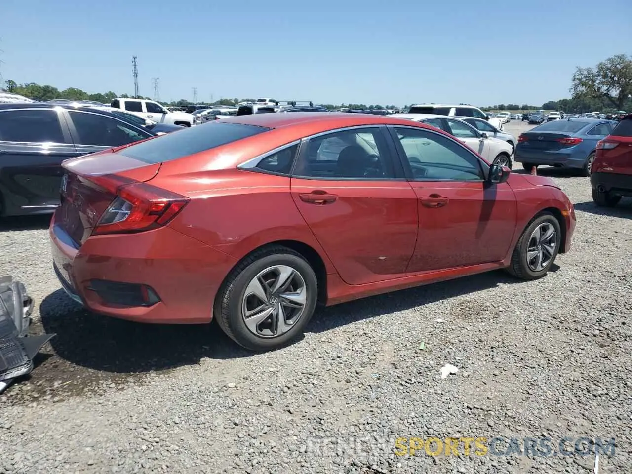 3 Photograph of a damaged car 19XFC2F60KE040100 HONDA CIVIC 2019