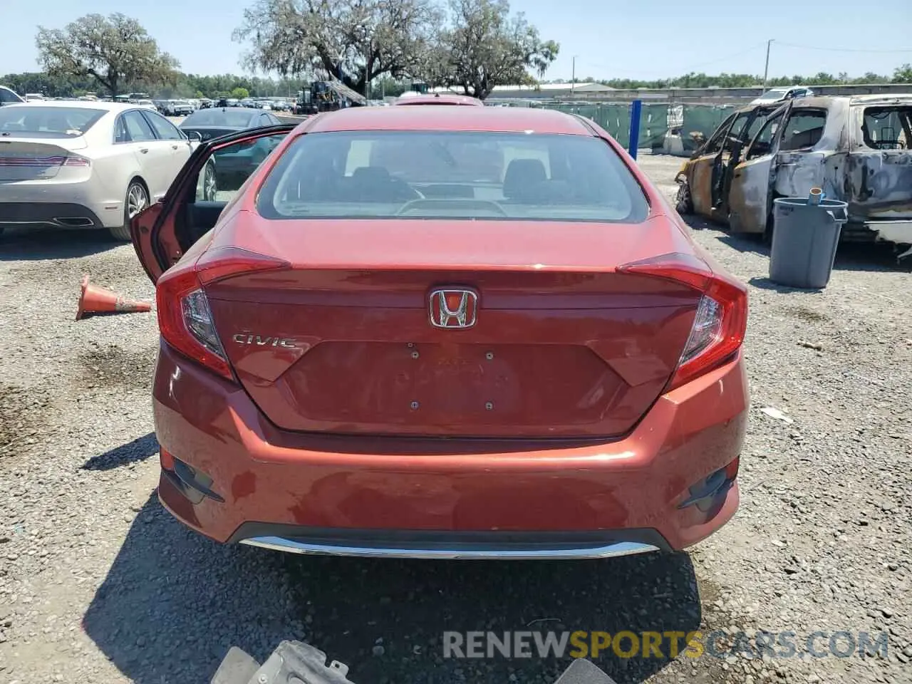 6 Photograph of a damaged car 19XFC2F60KE040100 HONDA CIVIC 2019