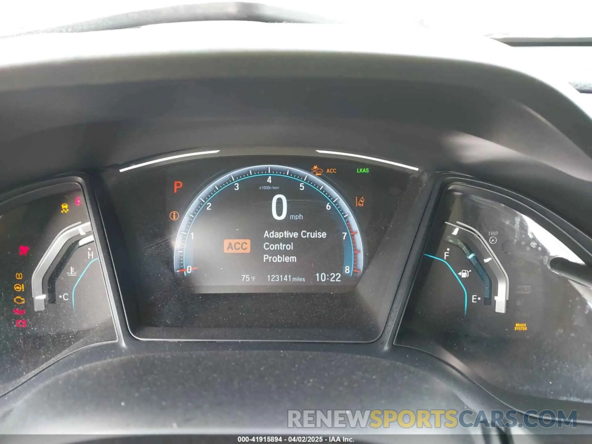 7 Photograph of a damaged car 19XFC2F60KE043806 HONDA CIVIC 2019