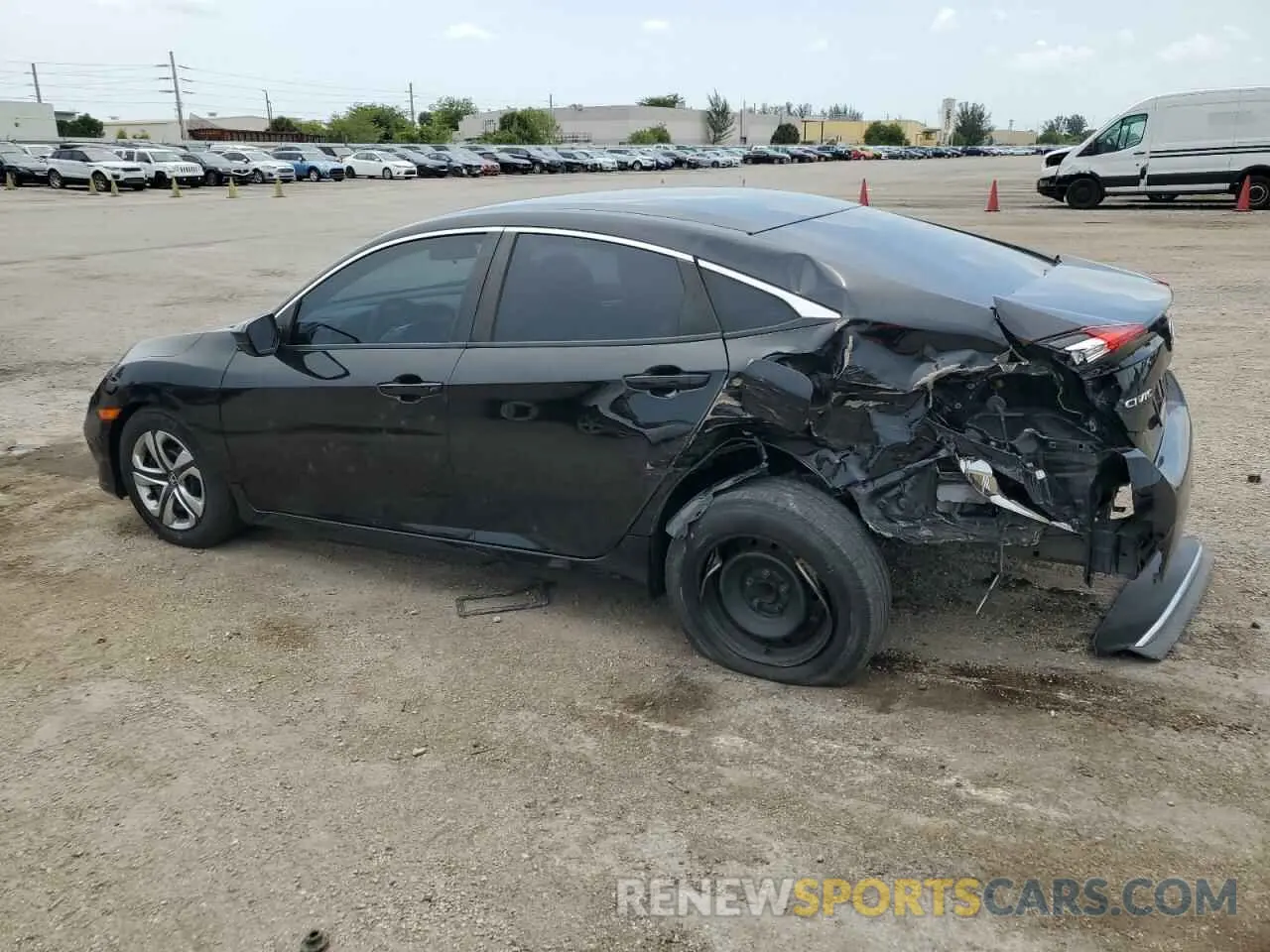 2 Photograph of a damaged car 19XFC2F60KE044938 HONDA CIVIC 2019