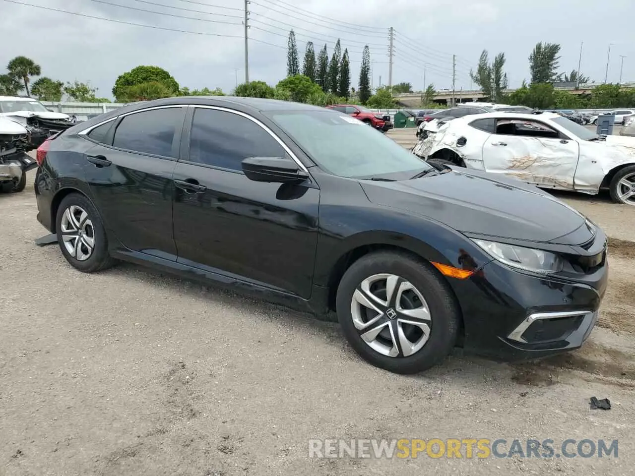 4 Photograph of a damaged car 19XFC2F60KE044938 HONDA CIVIC 2019