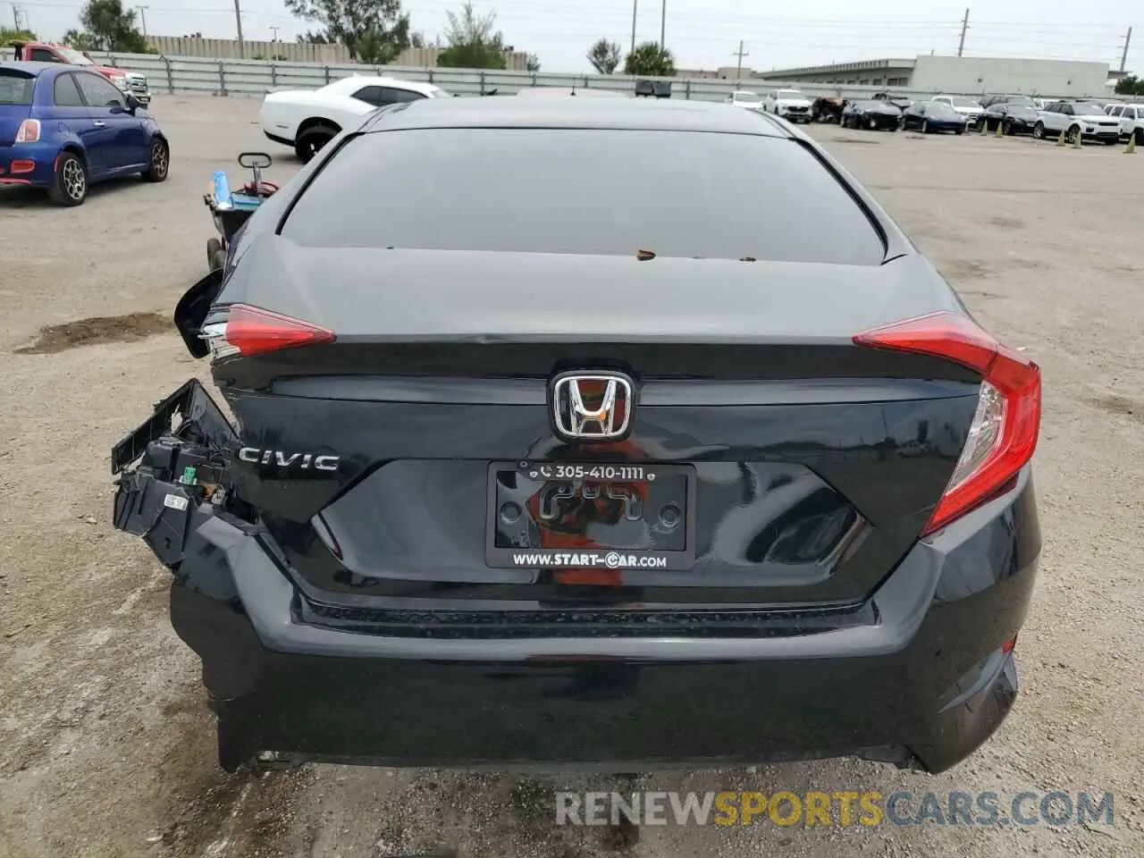 6 Photograph of a damaged car 19XFC2F60KE044938 HONDA CIVIC 2019