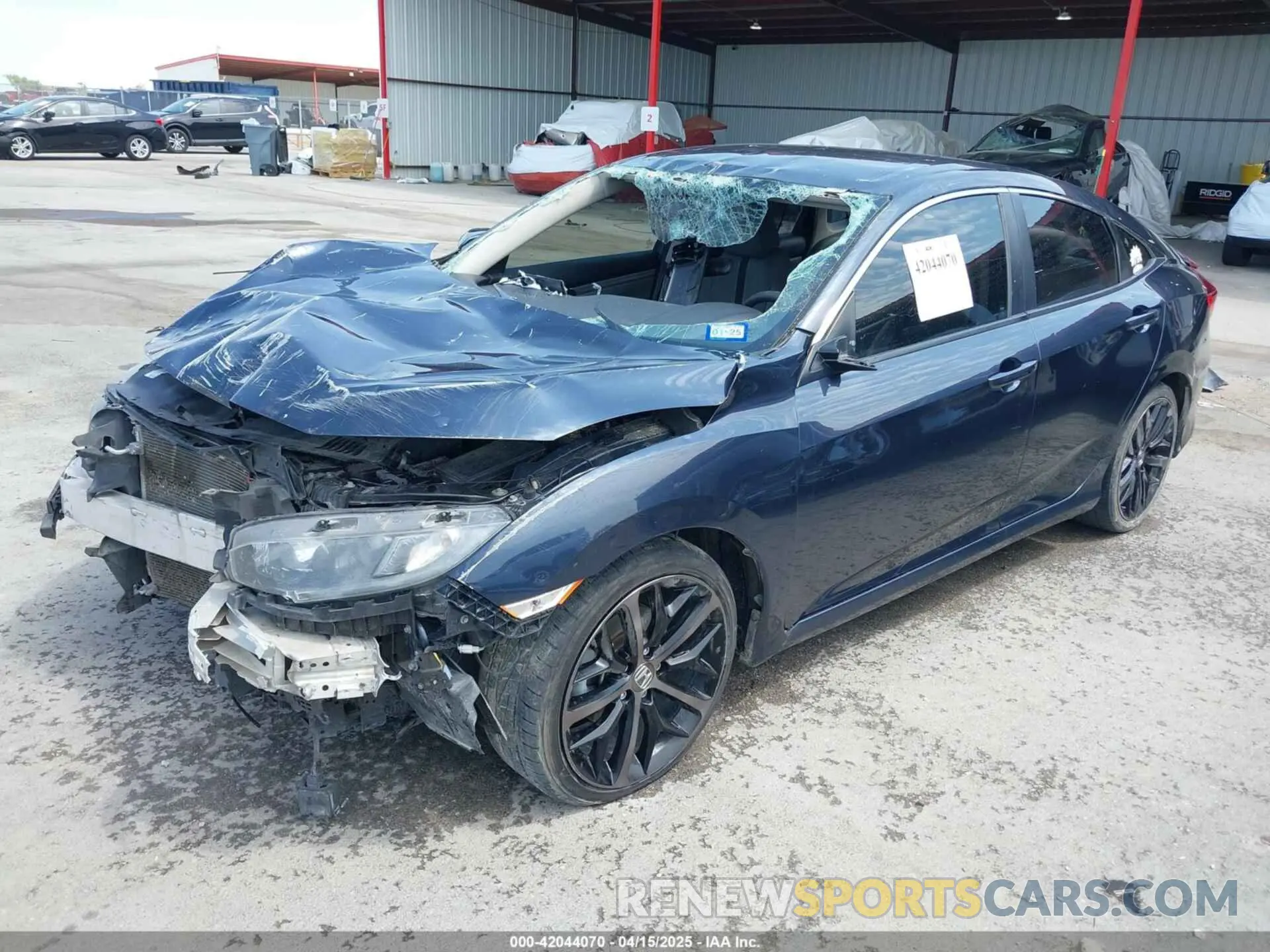 2 Photograph of a damaged car 19XFC2F60KE050190 HONDA CIVIC 2019