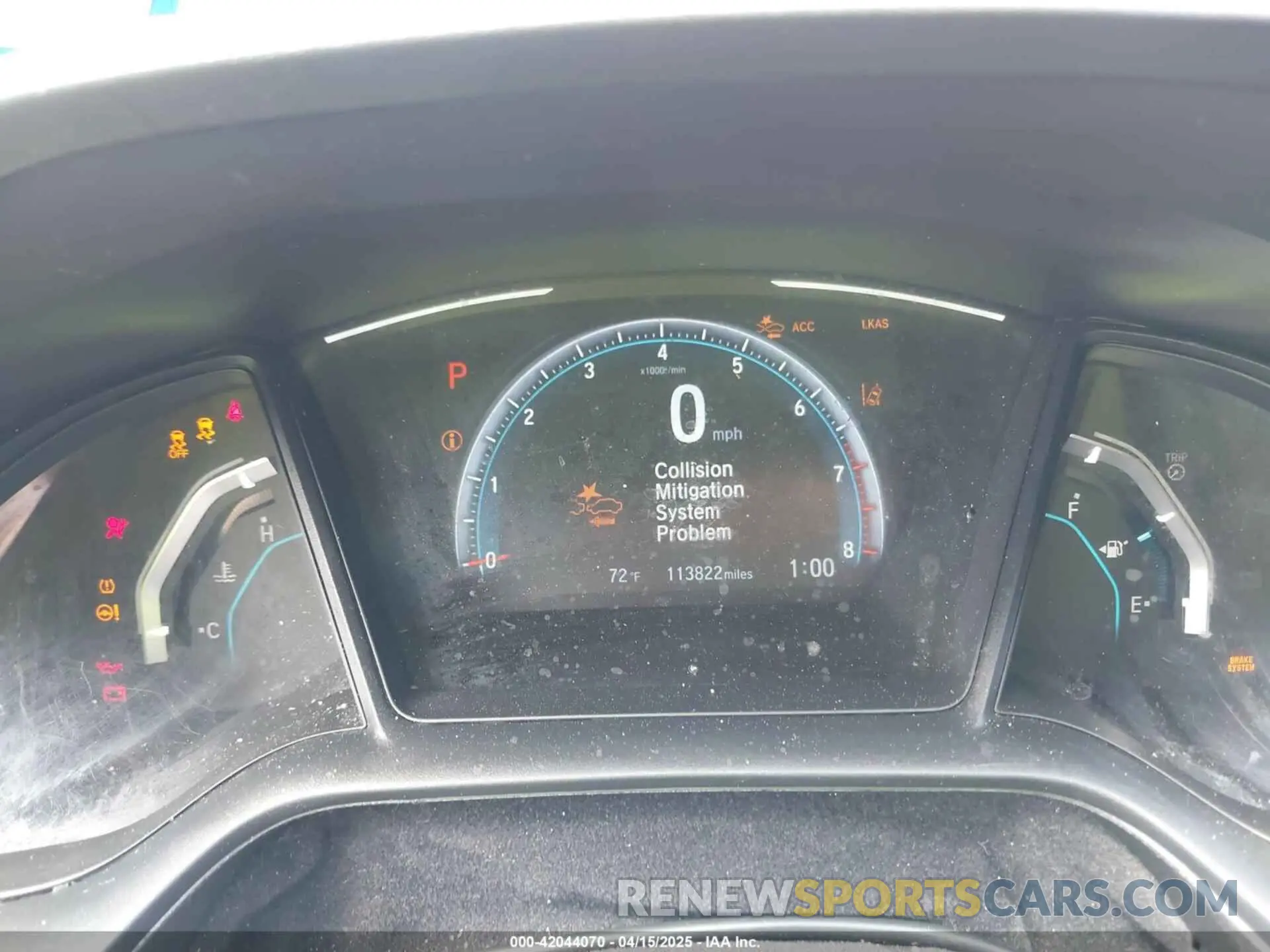 7 Photograph of a damaged car 19XFC2F60KE050190 HONDA CIVIC 2019