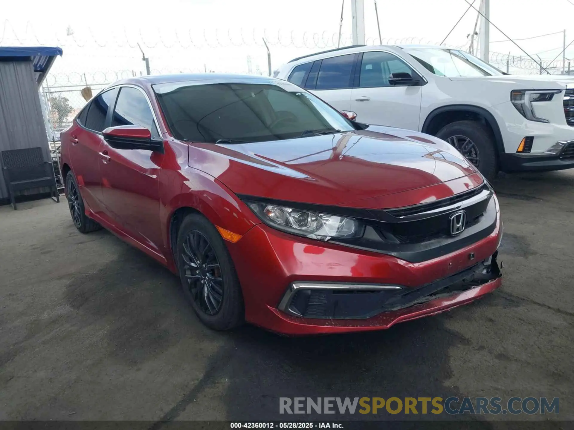 1 Photograph of a damaged car 19XFC2F60KE200234 HONDA CIVIC 2019