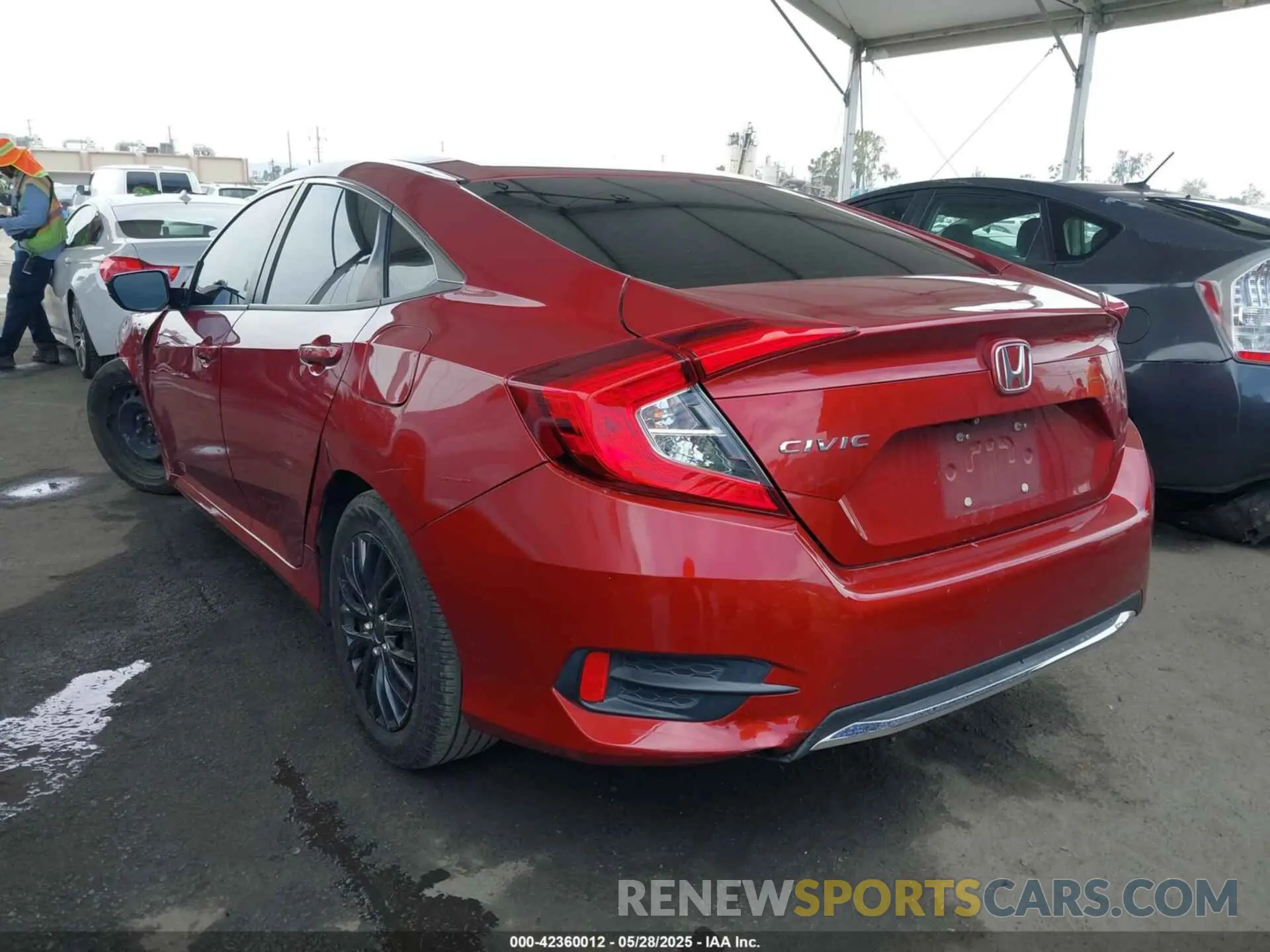 3 Photograph of a damaged car 19XFC2F60KE200234 HONDA CIVIC 2019