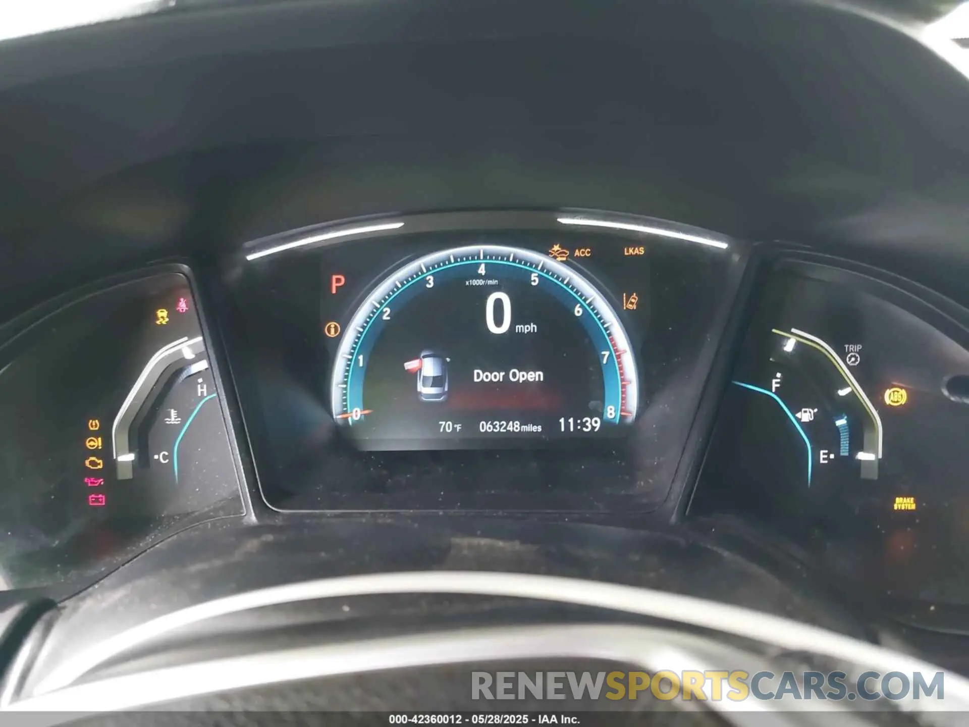 7 Photograph of a damaged car 19XFC2F60KE200234 HONDA CIVIC 2019