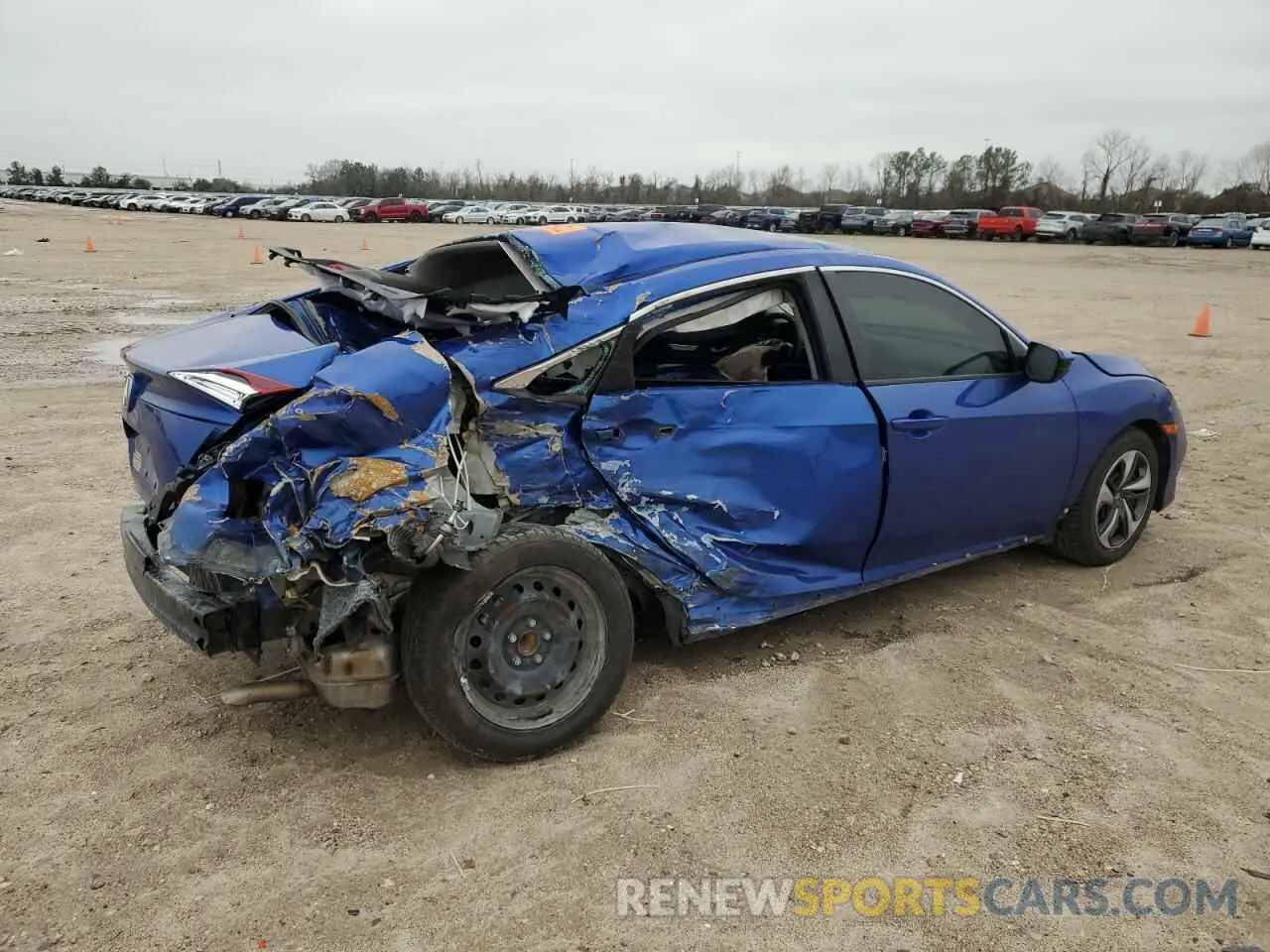 3 Photograph of a damaged car 19XFC2F60KE200475 HONDA CIVIC 2019