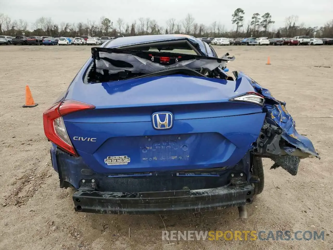 6 Photograph of a damaged car 19XFC2F60KE200475 HONDA CIVIC 2019
