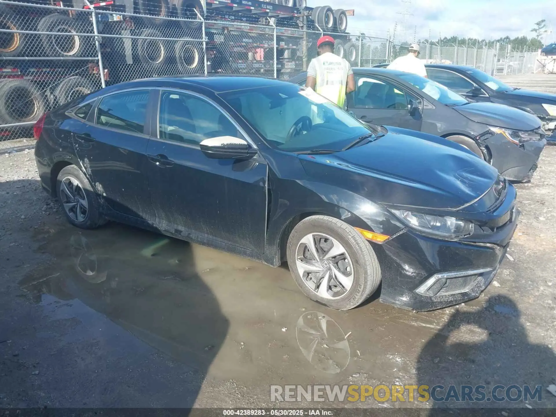 1 Photograph of a damaged car 19XFC2F60KE206034 HONDA CIVIC 2019
