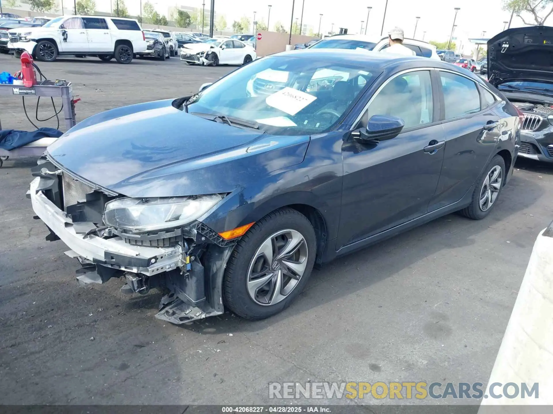 2 Photograph of a damaged car 19XFC2F60KE206499 HONDA CIVIC 2019