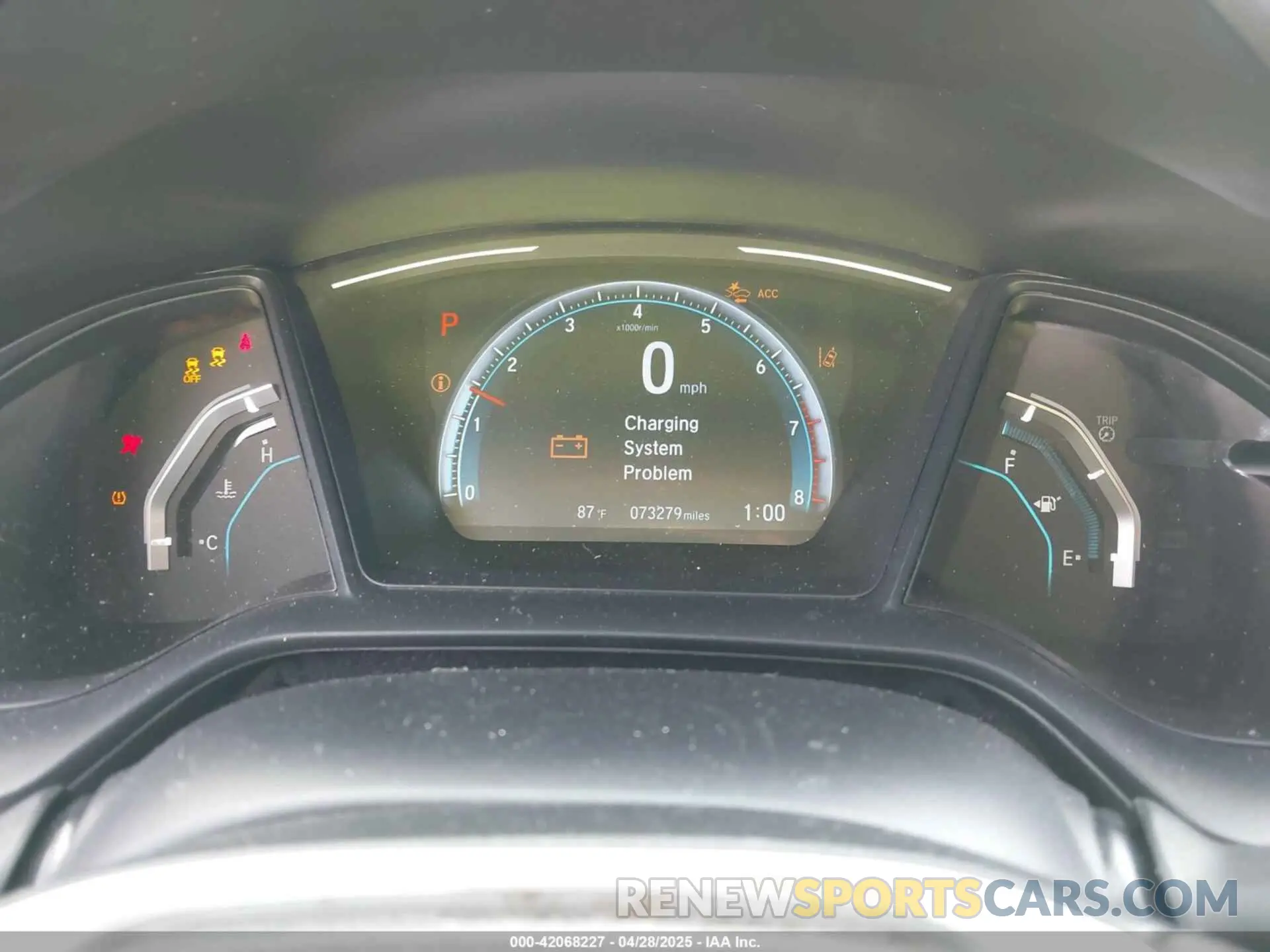 7 Photograph of a damaged car 19XFC2F60KE206499 HONDA CIVIC 2019
